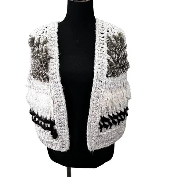 Collection XIIX Sweaters Collection Eighteen Fuzzy Shaggy Wool